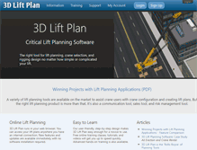 Tablet Screenshot of 3dliftplan.com